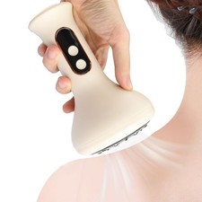 Electric Cupping Massage Red Blue Light Heat Vibration Vacuum Cupping Therapy