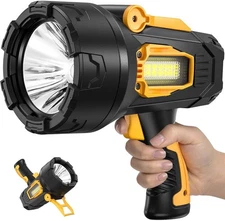 Heavy Duty LED Spotlight 99,000 Lumens Waterproof for Camping & Boating