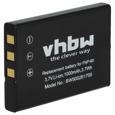 Akku 1000mAh für Digilife DDV-1080HD DDV-1100 DDC-828 DDV-1000 DDV-1080