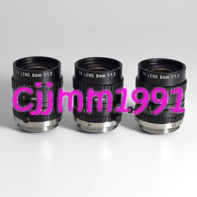 1PC USED U-TRON mv0813 industrial lens 8mm 1:1.3 *mp