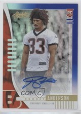 2019 Absolute Rookie Blue Spectrum Signatures 28/35 Rodney Anderson Auto fl4