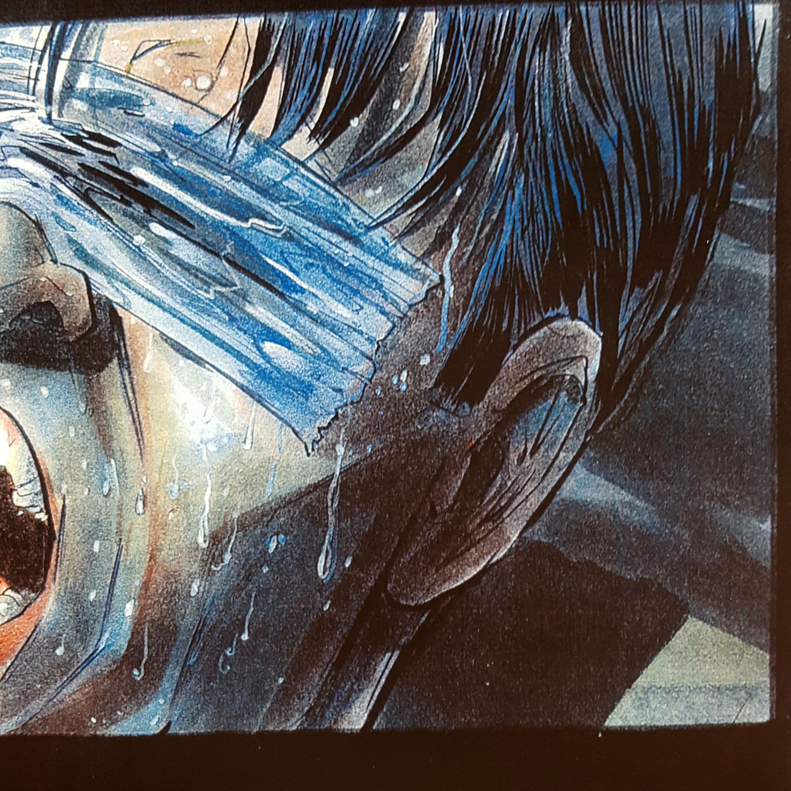 Image 8 of The Matrix - Production Used Early Concept Storyboard - Bug Removal, Neo Screams