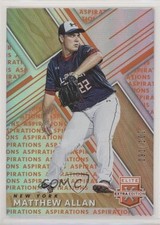 2019 Panini Elite Extra Edition Aspirations Orange 91/100 Matthew Allan #81 kf4