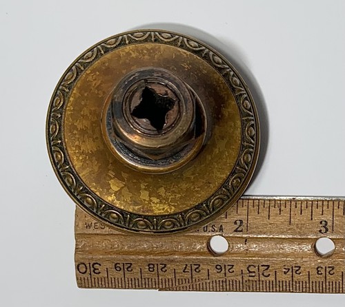 Antique BRONZE CORBIN CHERUB DOOR KNOB - Picture 4 of 5