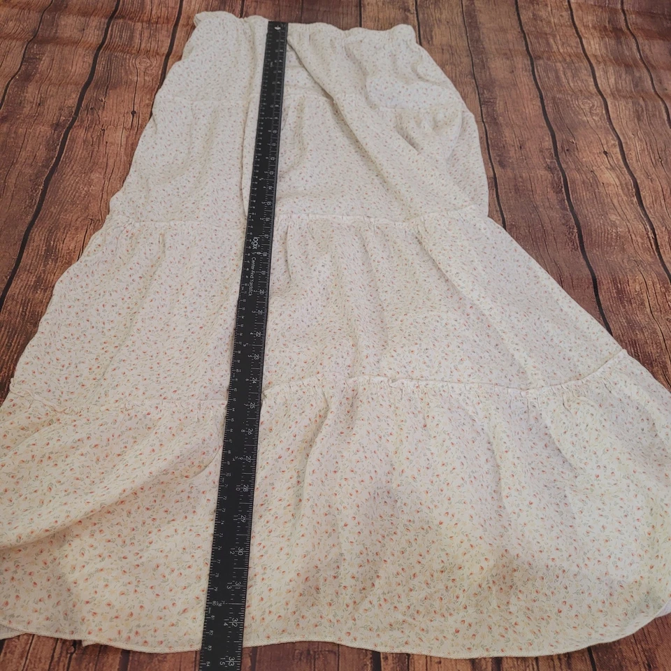 Бренди Melville юбка женщин 3 белый макси цветочный крестьянин тянуть на Cottagecore - Изображение 3 из 4