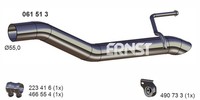 Abgasrohr Ernst 061513 FüR Opel Zafira Tourer P12