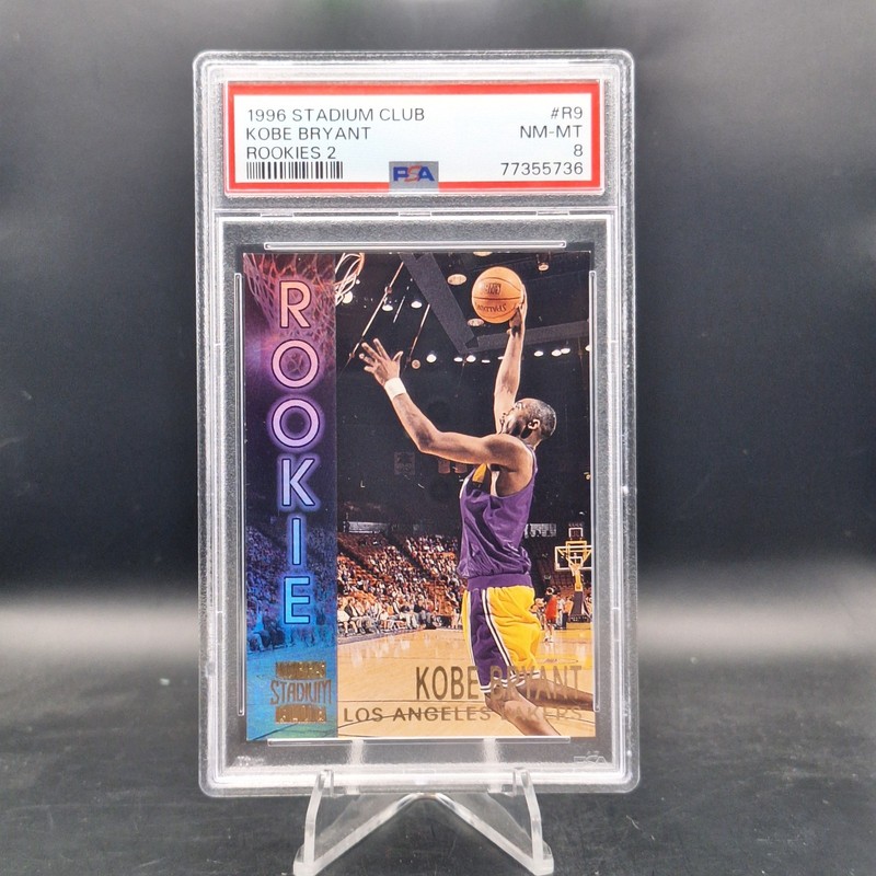 1996-97 STADIUM CLUB ROOKIES 2 #R9 KOBE BRYANT PSA 8 NM-MT HOF