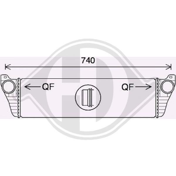 Diederichs LadeluftkÜHler DCA1155 FÜR MERCEDES-BENZ-image