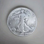 1943 Walking Liberty Half Dollar 90% Silver Philadelphia Mint Circulated Coin