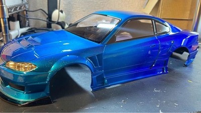 Nissan Silvia S15 ラジコン　ボディ のみ Reve D Nissan Silvia S15 1/10 RC Drift Body Only Painted w/ Decals