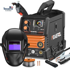 Soldadora MIG 140A 3 en 1, núcleo de flujo, máquina de soldadura MIG/Lift TIG/Stick 110V portátil