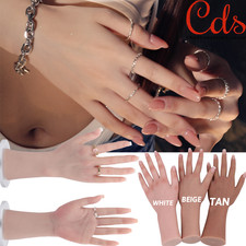 CDS Silicone Female Hands Model Lifesize Mannequin Display Fake Hand Model