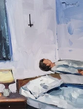 Jose Trujillo Fine Art PRINT 16x20" Collectible Artist Scary Scene Painting