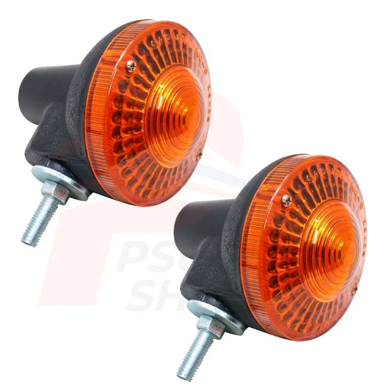Indicador de luz de señal de giro lateral para YAMAHA DT100 DT125 DT175 DT400 (1 par) Foto 3 de 4