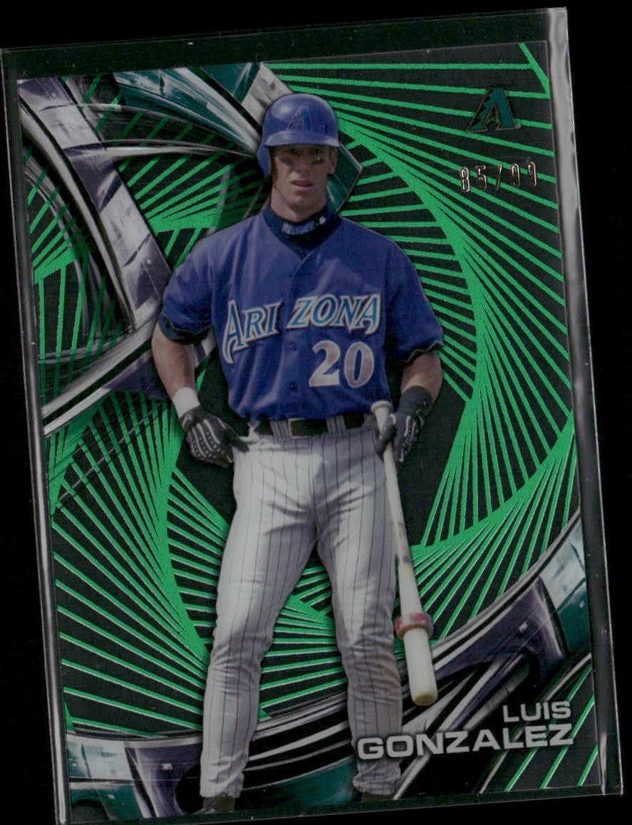 2016 Topps High Tek Green Rainbow /99 Luis Gonzalez #HT-LG Diamondbacks