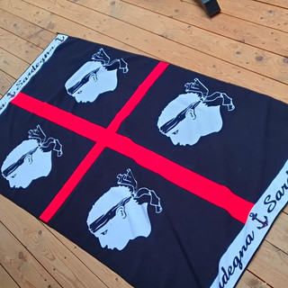 Strandtuch Badetuch Souvenir Sardinien Bandiera dei Quattro Mori