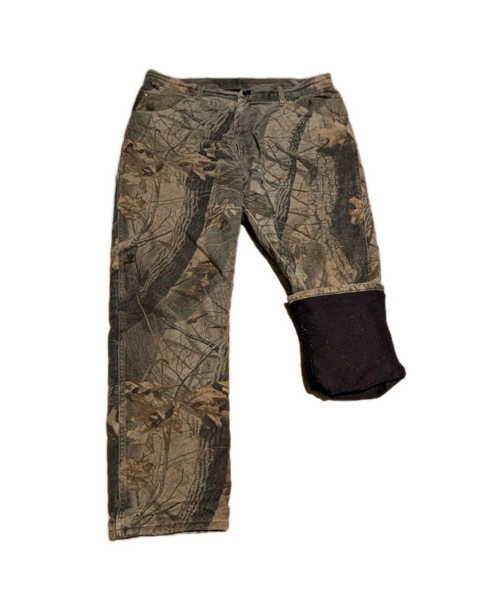 Wrangler Rugged Wear Lined Camo Jeans Mens 36x32 (31