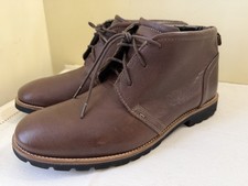 Rockport Adiprene by Adidas Brown Leather Chukka Ankle Boots 10/44 W