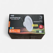 Feit Electric Enhance 75W LED Recessed Downlight 6-Pack Open Box 2700K
