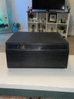 Vintage PS1 Sony Playstation 30-Game Storage Box Holder Drawer Black Cabinet