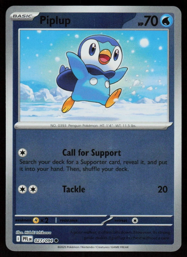 Preços baixos em Cartões TCG de Pokémon Piplup | eBay