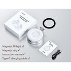 TELESIN C03 Magnetic Phone Selfie Light Compatible with Phone Magnets New