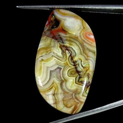 25,90 Ct Natürlicher Verrückter Spitzenachat Fancy Cabochon Losem Edelstein