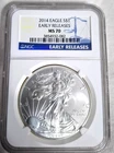 Photo of a 2014 American Silver Eagle from an eBay listing that sold on Jul 22, 2026