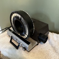 GAF Anscomatic 660 slide projector W/ Rotary Tray With 100 Slides