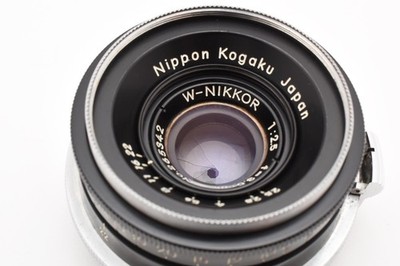 Vintage MINT] NIKON W-Nikkor 35mm 3.5cm F/2.5 For Nikon S mount