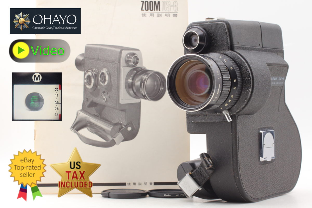 Read [Opt MINT] Canon Zoom DS-8 Double Super 8 8mm Film Camera AA