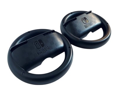 2x Original Nintendo Switch Wheel Joy-Con Lenkrad Schwarz (HAC-017) | Mario Kart