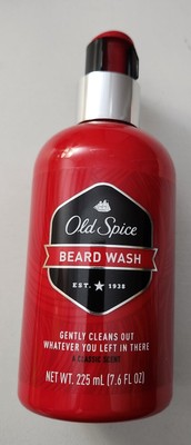 2 Old Spice Beard Wash 7.6 oz. each A Classic Scent