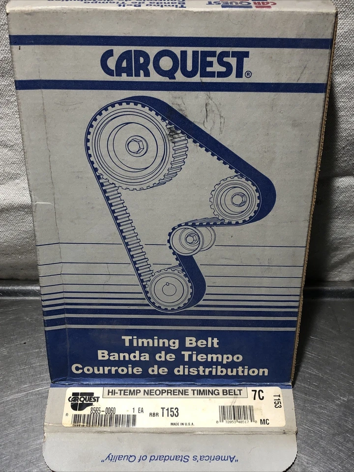 Correa de distribución de alta temperatura Carquest T153 (8565-0060) - Se adapta a Chrysler / Dodge 1989-95 Foto 2 de 4