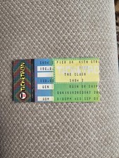 The Clash 1982 Concert Ticket Pier 84 New York. Show 2