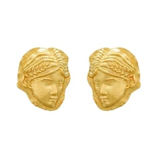 Large Statement Earring Gold Plated Fashion Dangle Earrings Vintage Earrings Boh