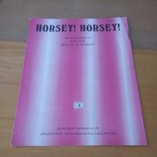 Horsey Horsey piano sheet music
