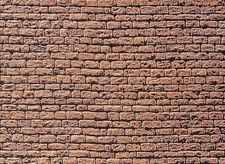 Faller 170620 HO Scale Embossed Panel Building Material Sheet -- Cut Stone