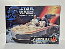 Star Wars The Power of the Force  Landspeeder Kenner  1995 Box Damage New Inside