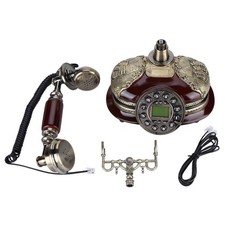 Retro Landline Home Office Fixed Telephone FSK/DTMF With Pause And Redial Fu TD