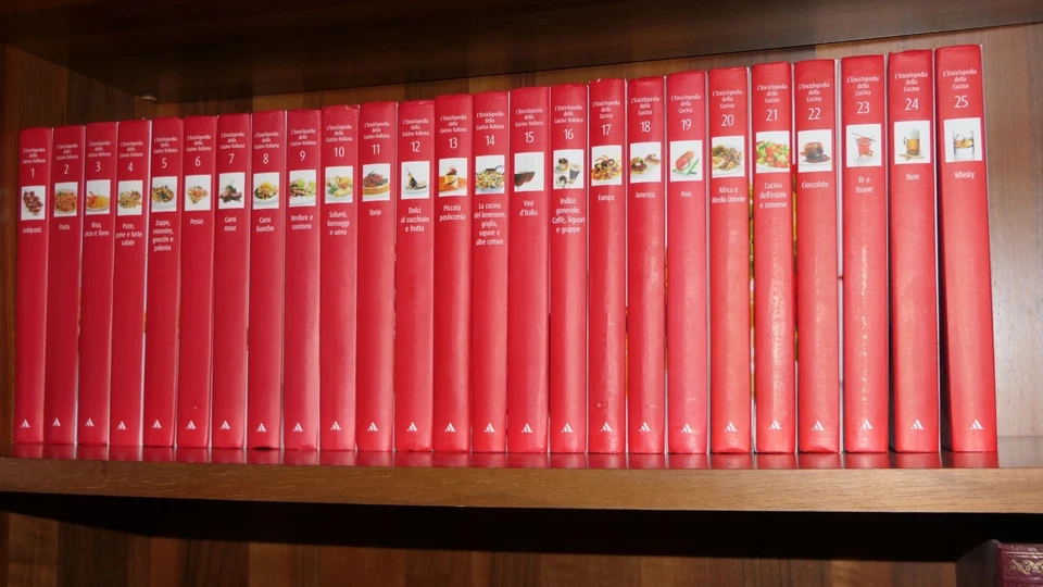 L'Enciclopedia della Cucina Italiana - Mondadori 25 volumi - ricette gastronomia - Immagine 2 di 4