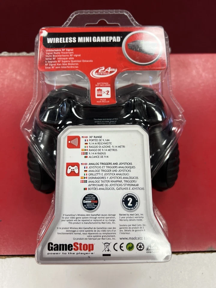 Gamestop Microsoft XBOX Original Wireless Mini  Controller Pro Red L🅾️🅾️K 🔥 - Image 3 of 4