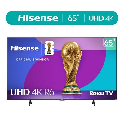 Hisense R6 Series 65R6E4 65 Inch 4K Roku Smart TV