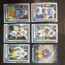 2025 Panini Donruss Optic NFL Los Angeles Chargers 6 Card Lot