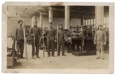 1910s African American Industrial Factory Labor Danville KY RPPC Photo