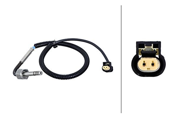 Vor Katalysator Hella 6PT 010 376-431 Sensor, Abgastemperatur FüR MERCEDES-BENZ-image