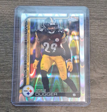 Topps 2025 Chrome Kyle Dugger Rookie #211 Pittsburgh Steelers NFL Football Card. rookie card picture