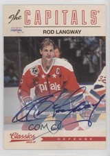 2012-13 Panini Classics Signatures Auto Rod Langway #136 Auto HOF nd3