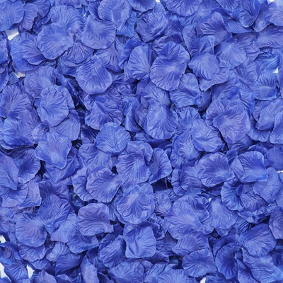#ad Silk Rose Petals Artificial Flower Wedding Party Decoration Deep Blue 2200 PCS $17.56