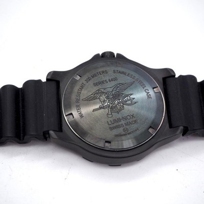 LUMINOX 8400 Series Watch Black 43mm Diver Timepiece Genuine
